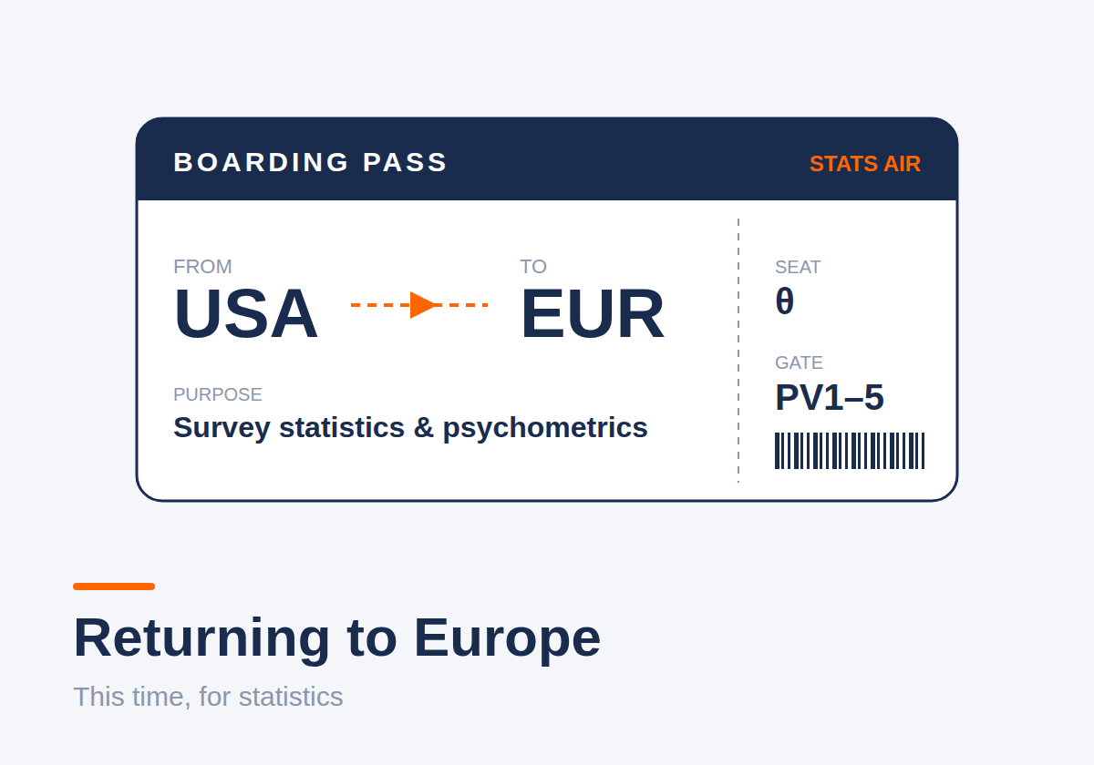 Returning to Europe, for Statistics